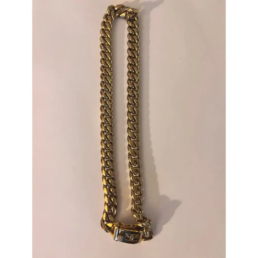 The Gold Gods 18K gold plated Cuban link necklace 18